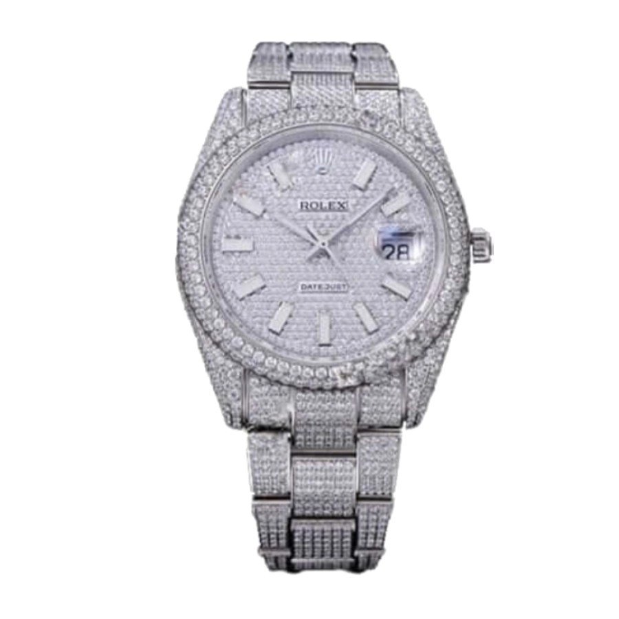 rolex-pave-dial-replica-1.jpg Rolex Datejust 116334 Iced Out Diamond Pave Dial Replica - Image 1