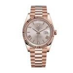 Rolex Day-Date 228235 AR Rose Gold Wrapped Rhodium Dial Replica