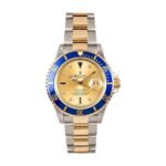 Rolex Submariner Serti Two Tone Stainless Steel Gold Diamond 16613 Replica